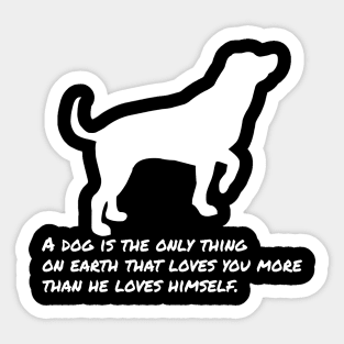 Dog Quote Sticker